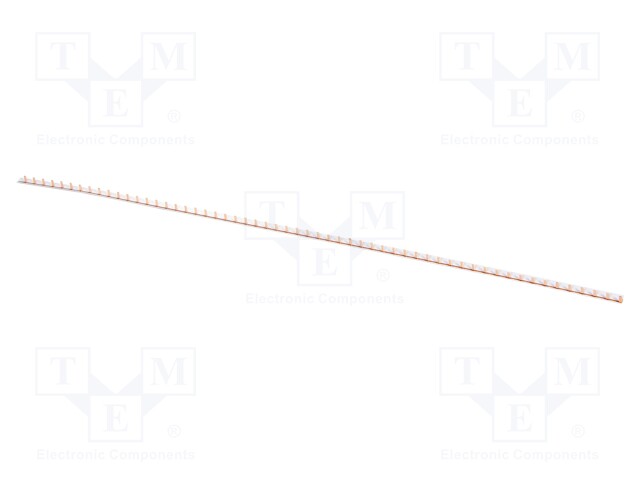 Busbar; 10mm2; Poles: 1; 63A; No.of mod: 57; 1016mm