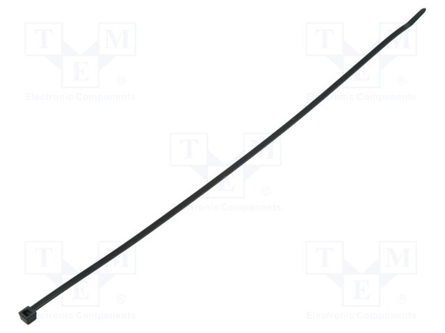 Cable tie; L: 390mm; W: 4.7mm; polyamide; 355N; black; Ømax: 110mm