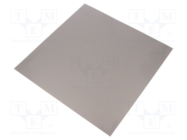 Shielding mat; 240x240x0.05mm; Permeability: 25; self-adhesive