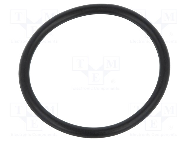 O-ring gasket; NBR; D: 2mm; Øint: 23mm; black; -30÷100°C