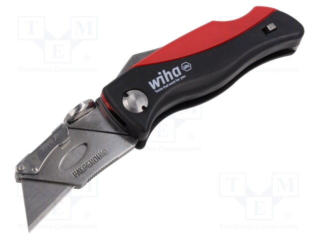 Knife; universal; Overall len: 160mm; Blade length: 28mm; folding