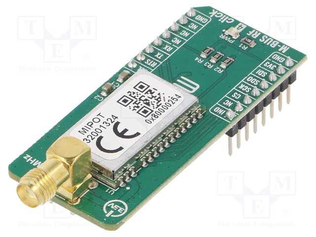 Click board; transceiver; SPI,UART; 32001324; 3.3VDC