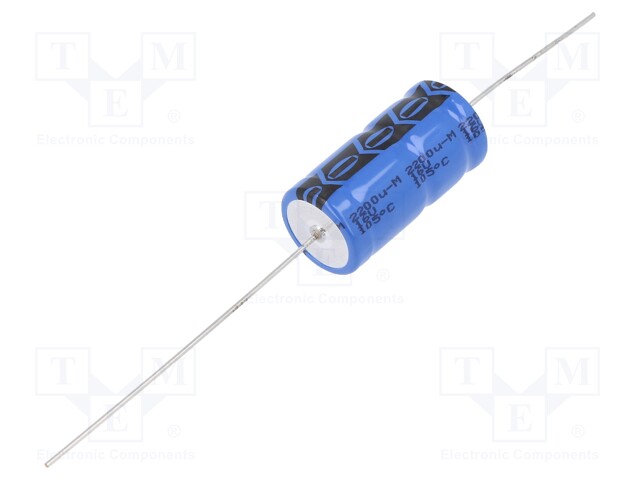 Capacitor: electrolytic; THT; 2.2mF; 16VDC; Ø15x30mm; ±20%; 10000h