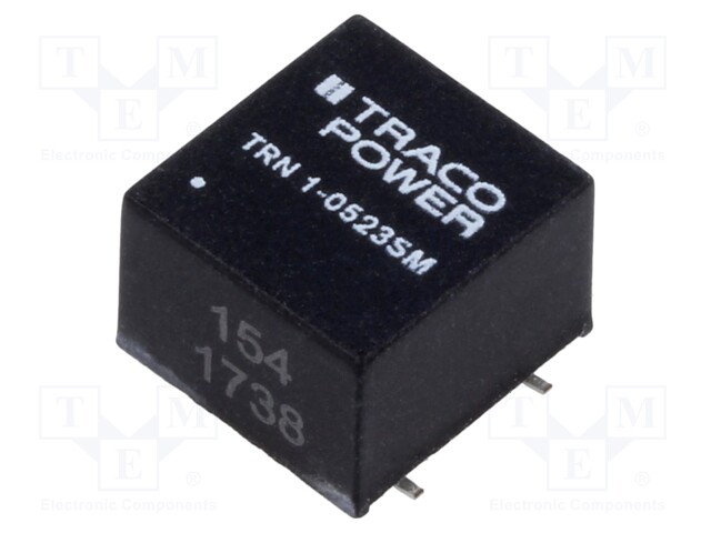 Converter: DC/DC; 1W; Uin: 4.5÷13.2V; Uout: 15VDC; Uout2: -15VDC