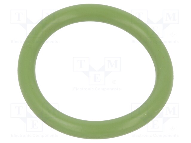 O-ring gasket; FPM; D: 3mm; Øint: 21mm; green; -20÷200°C