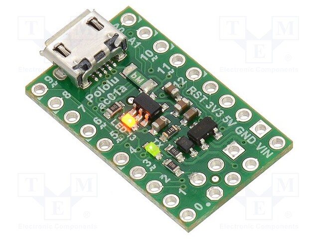 A-star; LDO; USB B micro,pin strips; ATMEGA32U4; 5.5÷15VDC; PWM: 7