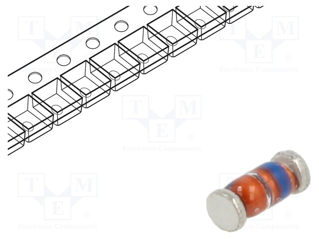 Diode: Schottky switching; SMD; 100V; 0.15A; MiniMELF; reel,tape