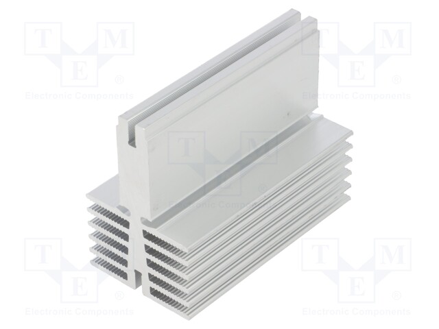 Heatsink: extruded; grilled; natural; L: 75mm; W: 40mm; H: 60mm