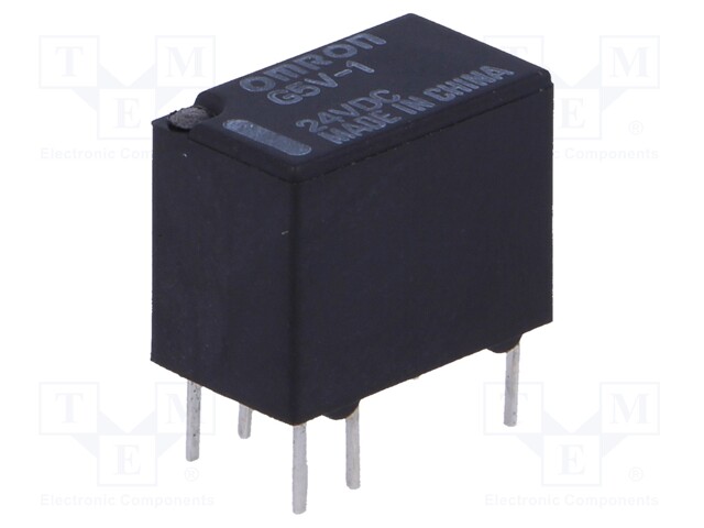 Relay: electromagnetic; SPDT; Ucoil: 24VDC; 0.5A/125VAC; 1A/24VDC