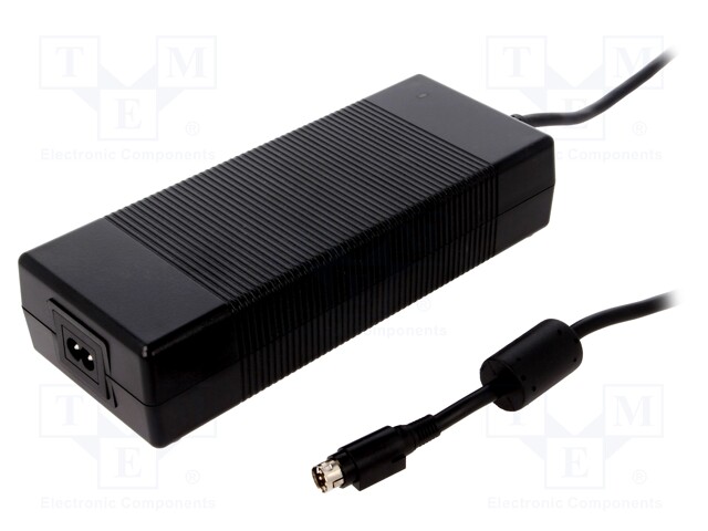 Power supply: switched-mode; 48VDC; 4.6A; 221W; Case: desktop