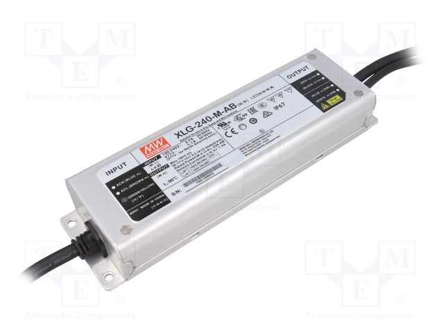 Power supply: switched-mode; LED; 239.4W; 90÷171VDC; 700÷2100mA