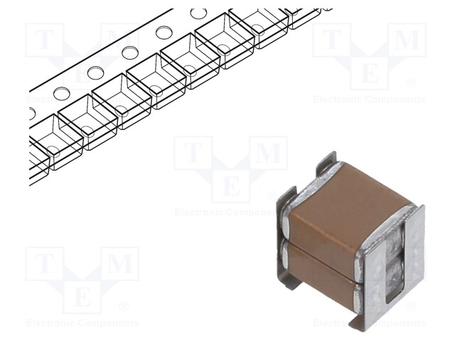 SMD Multilayer Ceramic Capacitor, 22 µF, 50 V, ± 20%, X7R, KRM Series