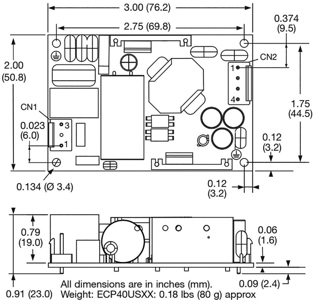 Power supply: switched-mode; 40W; 85÷264VAC; OUT: 1; 15VDC; 2.67A