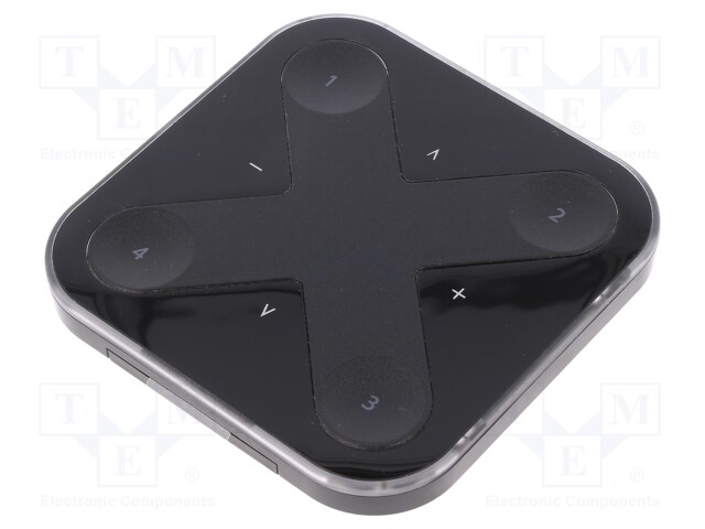 Wireless dimmer; IP20; Dim: 90x90x12mm; Range: 60m