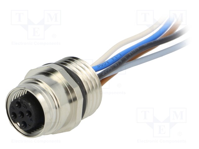 Socket; M12; PIN: 5; female; A code-DeviceNet / CANopen; cables