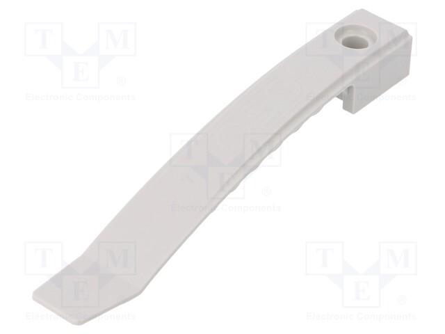 Holder; polyamide; light grey; Ømount.hole: 5.8mm; W: 20mm; L: 134mm