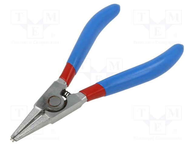 Pliers; for circlip; external; 3÷10mm; Pliers len: 140mm; straight