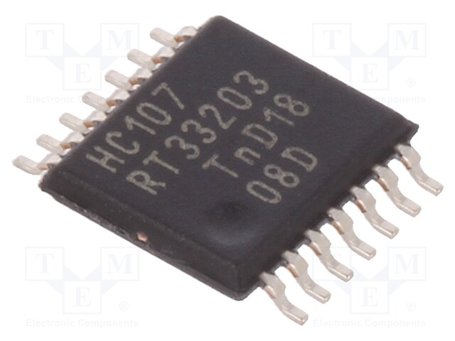 IC: digital; JK flip-flop; Channels: 2; IN: 4; HC; SMD; TSSOP14