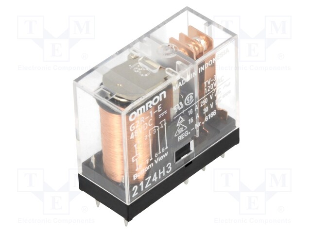 Relay: electromagnetic; SPDT; Ucoil: 48VDC; 16A/250VAC; 16A/30VDC