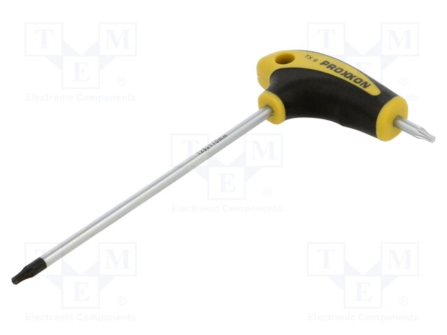 Screwdriver; Torx®; TX09; Blade length: 110mm; Overall len: 140mm