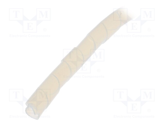 Spiral wrapping; 10÷100mm; PTFE; natural; -60÷260°C; UL94V-0