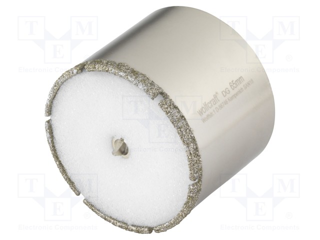 Diamond hole saw; for glaze,for PCB; 65mm; Man.series: CERAMIC