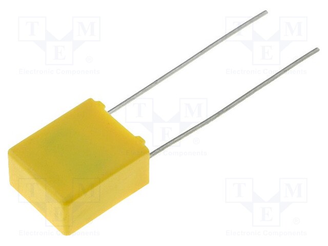 Capacitor: polyester; 33nF; 630VDC; ±10%; 12x6x10mm; Mounting: THT