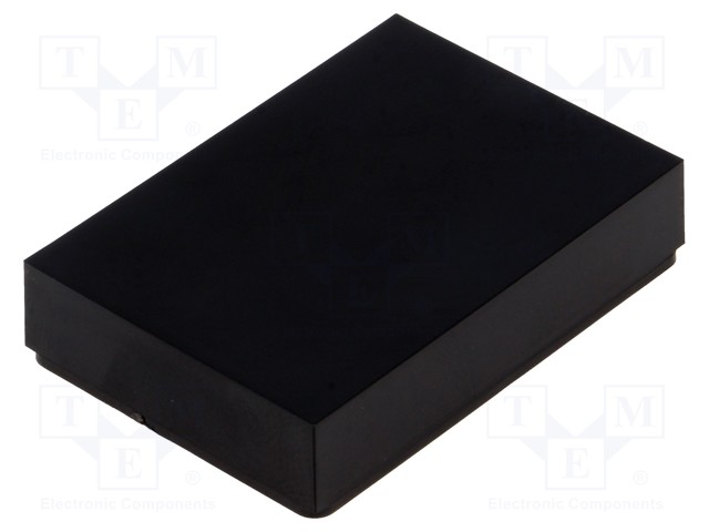 Enclosure: multipurpose; X: 33mm; Y: 47mm; Z: 10mm; ABS; black