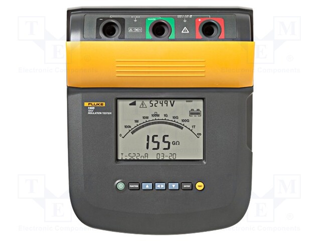 Insulation resistance meter; LCD (75x105); 200kΩ-2TΩ; Plug: EU