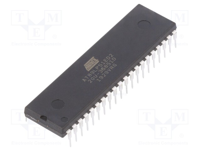 Microcontroller 8051; SRAM: 2304B; Interface: I2C,SPI,UART; DIP40