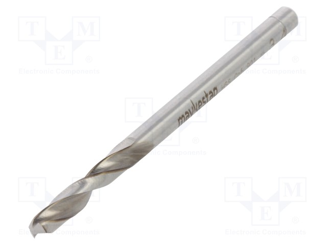 Drill bit; for metal; Ø: 3.4mm; L: 52mm; HSS-CO; bulk,industrial