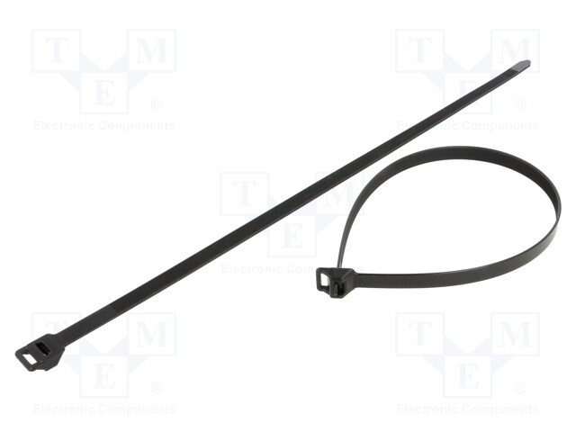 Cable tie; L: 511mm; W: 12.7mm; polyamide; 1112N; black; Ømax: 127mm