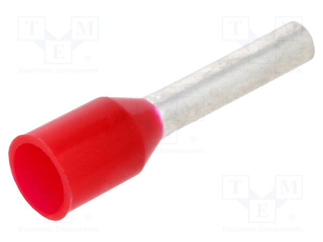 Bootlace ferrule; insulated; copper; Insulation: polypropylene