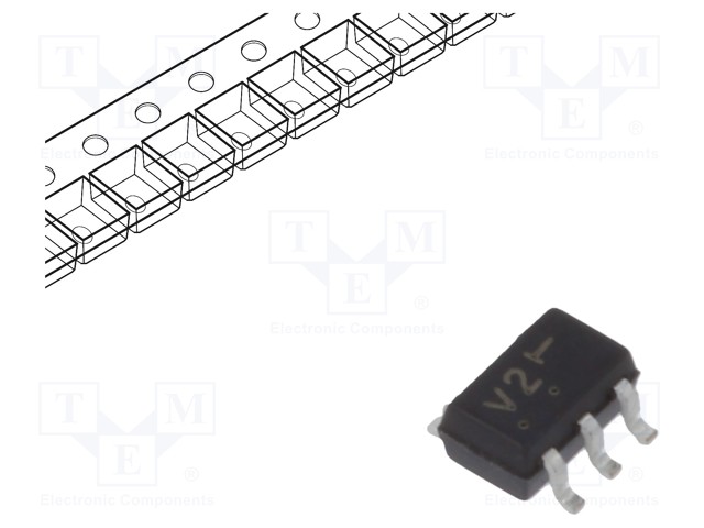 IC: digital; AND; Channels: 1; IN: 2; SMD; SC88A; Series: VHC; 2÷5.5VDC