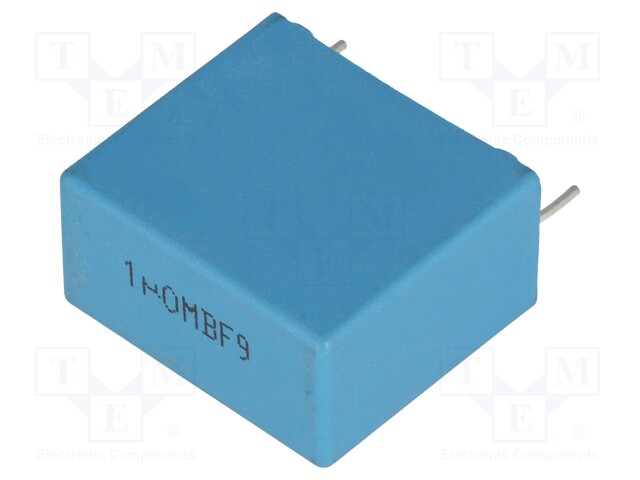 Capacitor: polypropylene; X2; 1uF; 22.5mm; ±20%; 13.5x23x26mm