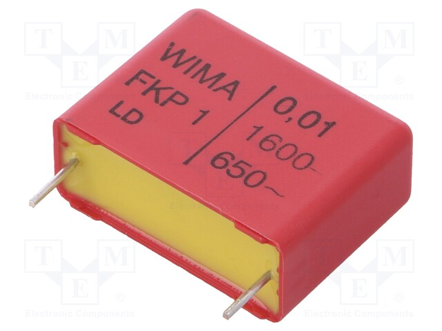 Capacitor: polypropylene; 10nF; 22.5mm; ±10%; 10.5x20.5x26.5mm