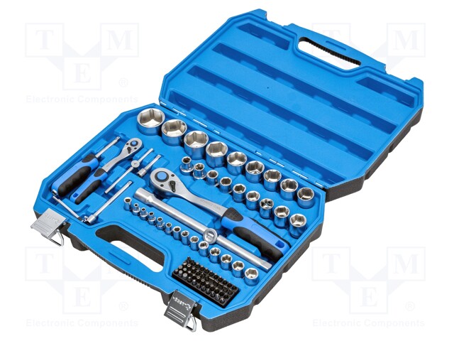 Wrenches set; hex socket,socket spanner; Mounting: 1/2",1/4"