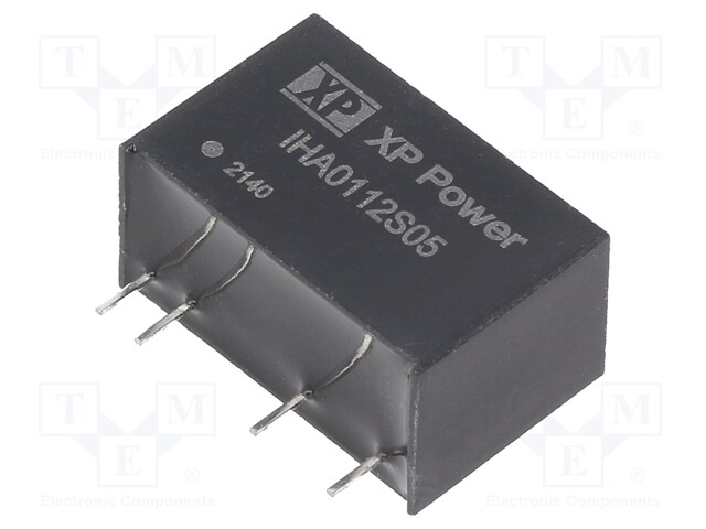 Isolated Board Mount DC/DC Converter, ITE, 1 Output, 1 W, 5 V, 200 mA