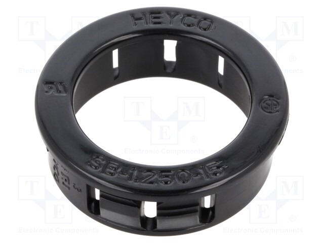 Grommet; Ømount.hole: 31.8mm; Øhole: 23.8mm; black; UL94V-2