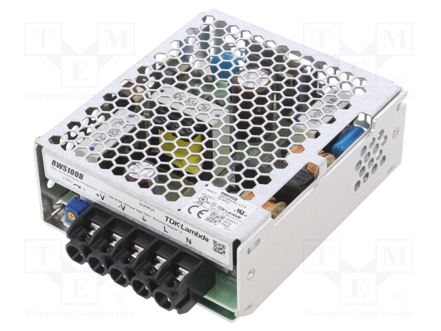Power supply: industrial; single-channel,universal; 100W; 12VDC