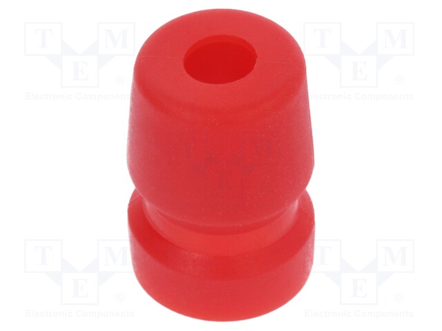 Strain relief; for Jack connectors,for XLR connectors; red
