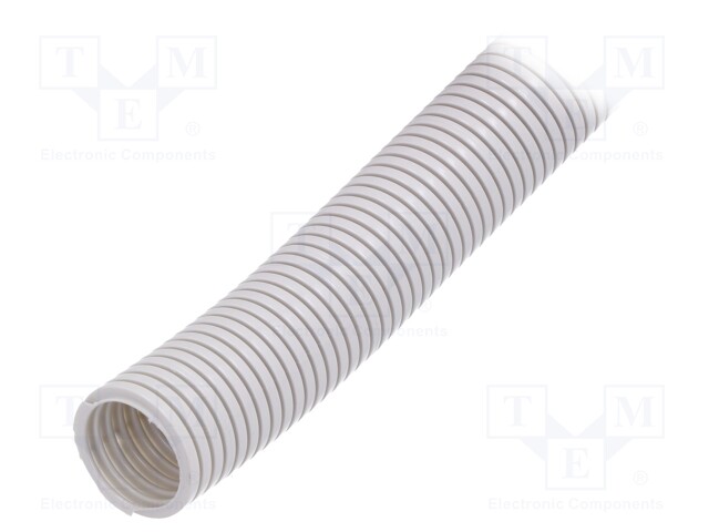 Protective tube; ØBraid : 32mm; grey; L: 25m; -5÷60°C; Øint: 25mm