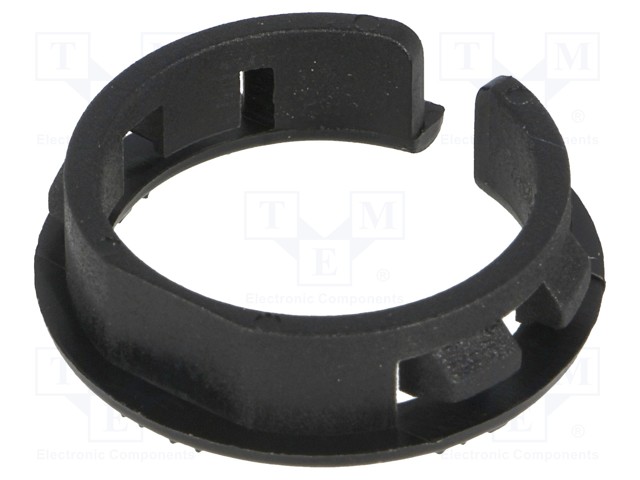 Grommet; polyamide; black; max.1.6mm