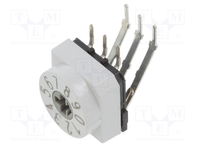 Switch: rotary; Pos: 10; 1uA/20mVDC; -20÷70°C; Mounting: THT