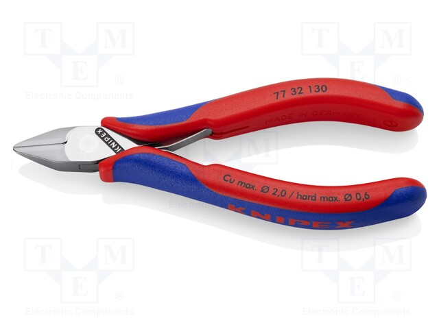 Pliers; side,cutting; 130mm; with small chamfer