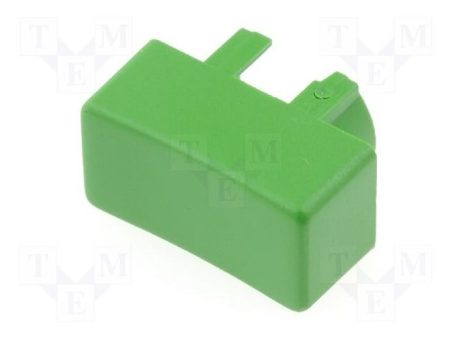 Button; rectangular; green; Application: MEC1625006,MEC3FTH9