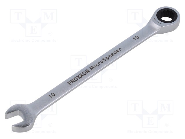 Wrench; combination spanner; 10mm; MicroSpeeder