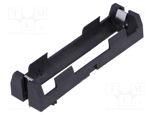 Holder; Mounting: PCB; Size: MR18650; Batt.no: 1