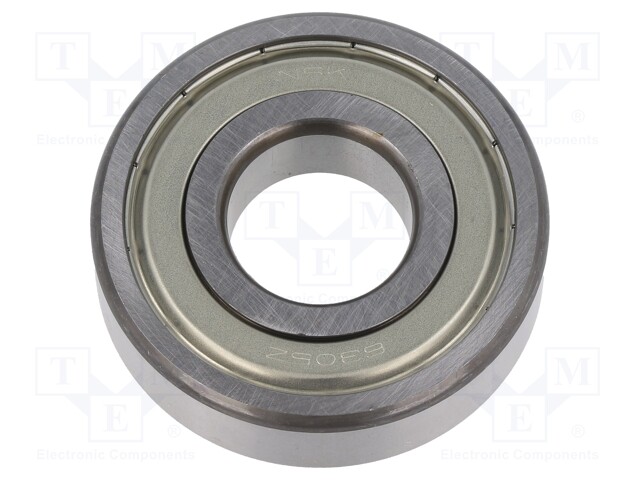 Bearing: ball; Øint: 25mm; Øout: 62mm; W: 17mm; bearing steel