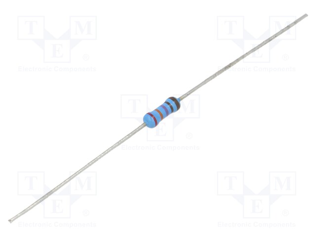 Resistor: thin film; THT; 2.37kΩ; 600mW; ±5%; Ø2.5x6.5mm; 50ppm/°C